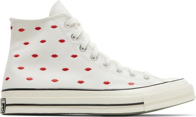 Кроссовки Converse Chuck 70 Embroidered Lips High Love Me - Vintage White, белый
Кроссовки Converse Chuck 70 Embroidered Lips High Love Me - Vintage White, белый