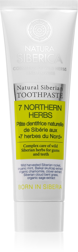 Натуральная сибирская зубная паста «7 северных трав» для уменьшения кровоточивости десен Natura Siberica, 100 гр
Натуральная сибирская зубная паста «7 северных трав» для уменьшения кровоточивости десен Natura Siberica, 100 гр