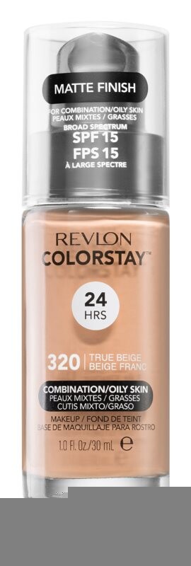 Стойкая основа для жирной и комбинированной кожи Revlon Cosmetics ColorStay™, оттенок 320 True Beige 30 мл
Стойкая основа для жирной и комбинированной кожи Revlon Cosmetics ColorStay™, оттенок 320 True Beige 30 мл