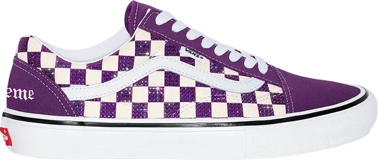 Кеды Vans Supreme x Swarovski x Skate Old Skool Purple, фиолетовый
Кеды Vans Supreme x Swarovski x Skate Old Skool Purple, фиолетовый