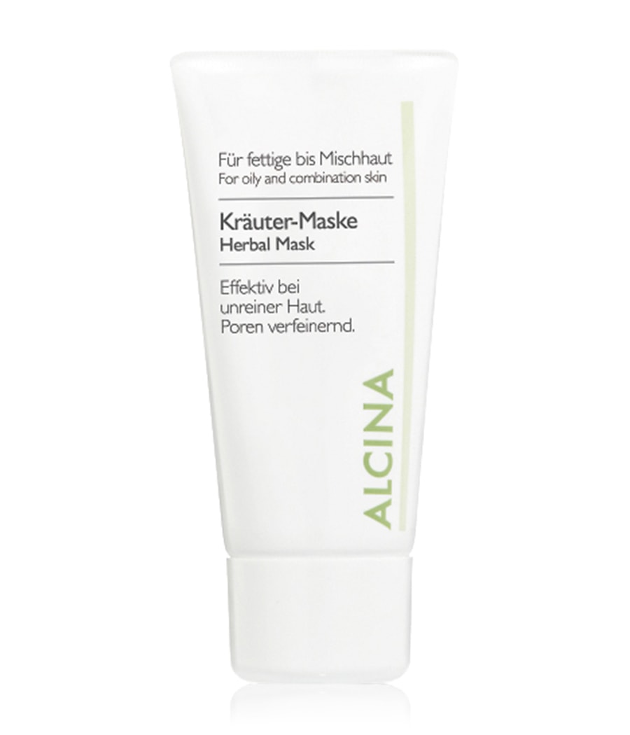 Медицинская маска ALCINA Fettige bis Mischhaut Kräuter-Maske, 50 ml
Медицинская маска ALCINA Fettige bis Mischhaut Kräuter-Maske, 50 ml