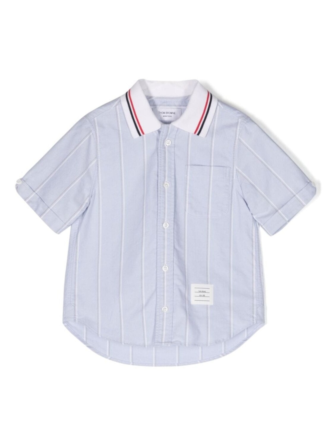 Thom Browne Kids рубашка в полоску, синий
Thom Browne Kids рубашка в полоску, синий