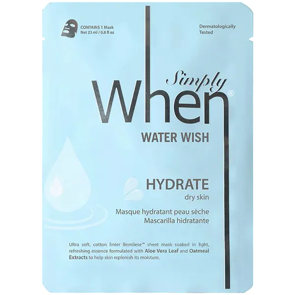 Корейская увлажняющая маска для лица, 23 мл When Simply hydrate
Корейская увлажняющая маска для лица, 23 мл When Simply hydrate