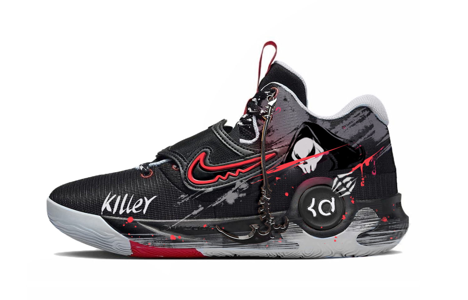 Nike Кроссовки баскетбольные низкие мужские KD Trey 5 X Scythe Kayn Shadow Black Red устойчивые к истиранию
Nike Кроссовки баскетбольные низкие мужские KD Trey 5 X Scythe Kayn Shadow Black Red устойчивые к истиранию