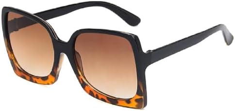 Квадратные солнцезащитные очки большого размера для женщин, винтажные солнцезащитные очки в крупной оправе с градиентным зеркальным эффектом, ретро MTZJH, Black Leopard Brown
Квадратные солнцезащитные очки большого размера для женщин, винтажные солнцезащитные очки в крупной оправе с градиентным зеркальным эффектом, ретро MTZJH, Black Leopard Brown