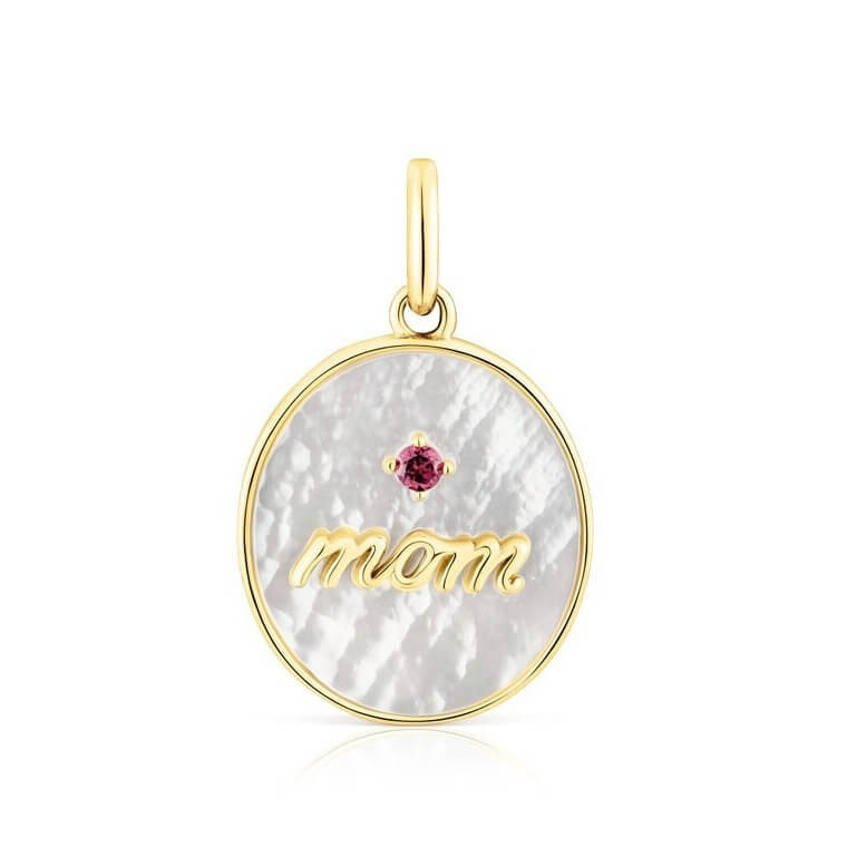 Подвеска Tous Mama, серебро позолоченное/перламутр/родолит
Подвеска Tous Mama, серебро позолоченное/перламутр/родолит