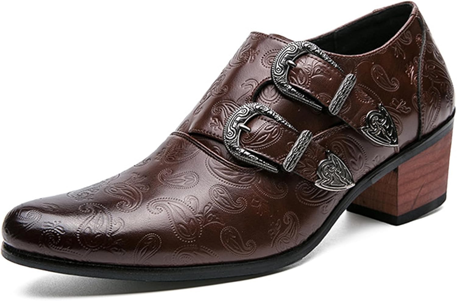 Мужские кожаные туфли на застежке-монке, с зауженным носком, формальные, слипоны, оксфорды-лоаферы на массивном каблуке, с поддержкой свода стопы, низкие ботильоны Angrymonkey, коричневый
Мужские кожаные туфли на застежке-монке, с зауженным носком, формальные, слипоны, оксфорды-лоаферы на массивном каблуке, с поддержкой свода стопы, низкие ботильоны Angrymonkey, коричневый