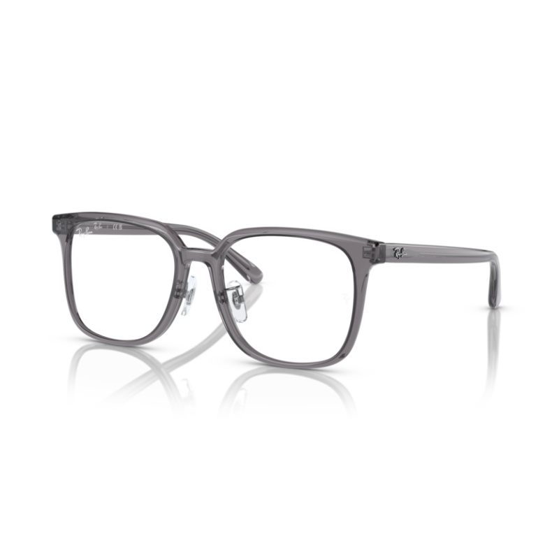 RayBan Ацетатная квадратная оправа для очков унисекс серый, Gray