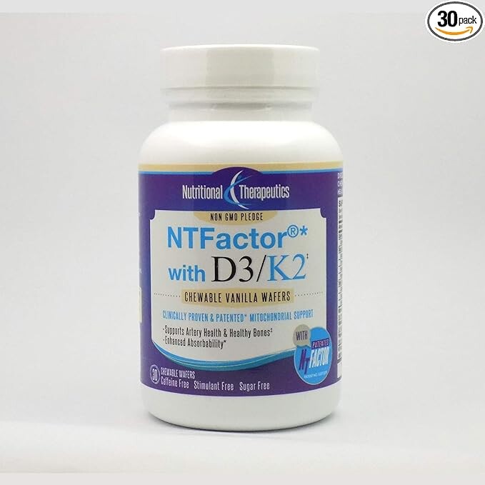 Nutritional Therapeutics D3/K2 с NT-фактором, ваниль, 30 вафель
Nutritional Therapeutics D3/K2 с NT-фактором, ваниль, 30 вафель
