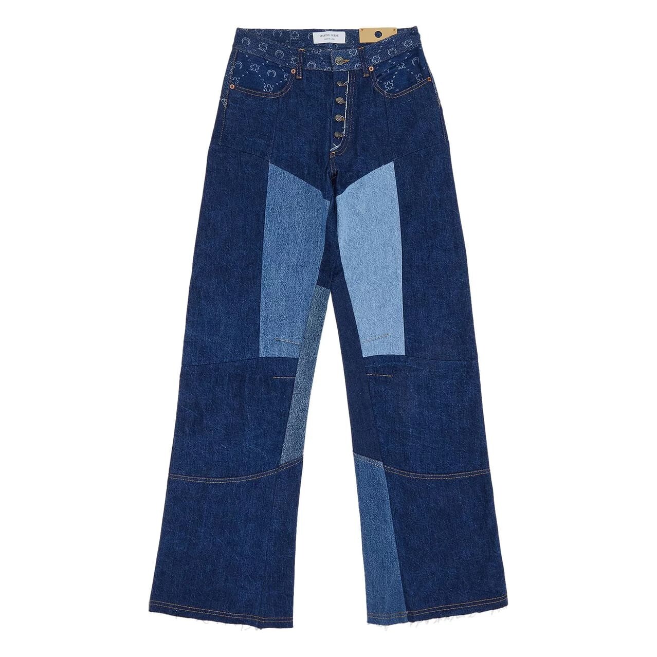 Джинсы Marine Serre Regenerated Moonogram Wide Leg, синий
Джинсы Marine Serre Regenerated Moonogram Wide Leg, синий