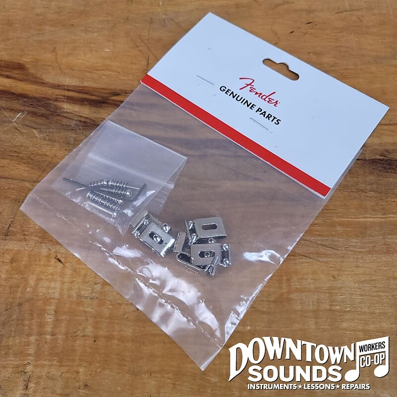 Седла Fender American Vintage Stratocaster Bridge - никель 0992051000
Седла Fender American Vintage Stratocaster Bridge - никель 0992051000