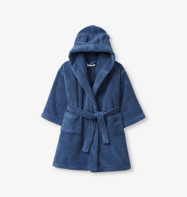 Халат Bear-Ear из органического хлопка с капюшоном 1-6 лет The Little White Company, синий
Халат Bear-Ear из органического хлопка с капюшоном 1-6 лет The Little White Company, синий