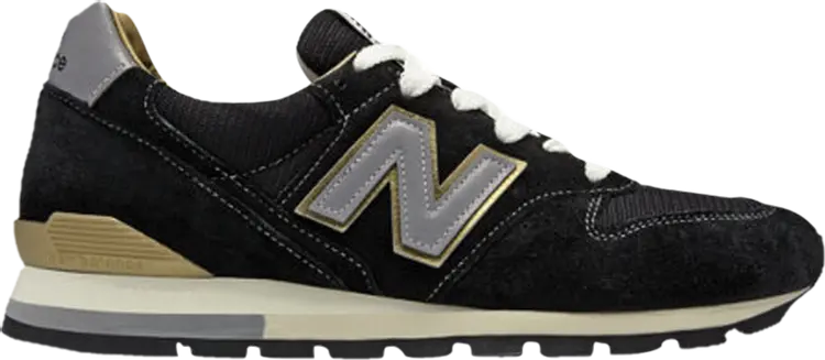 Кроссовки New Balance 996 Made In USA 'Black Gold', черный
Кроссовки New Balance 996 Made In USA 'Black Gold', черный