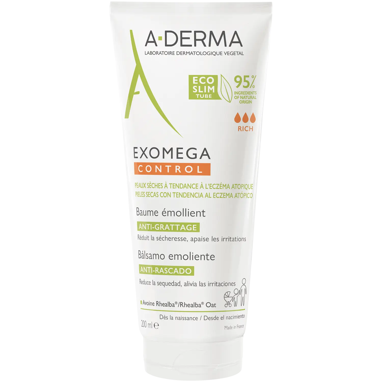 A-Derma Exomega Control увлажняющий и смягчающий лосьон для тела, 200 мл
A-Derma Exomega Control увлажняющий и смягчающий лосьон для тела, 200 мл