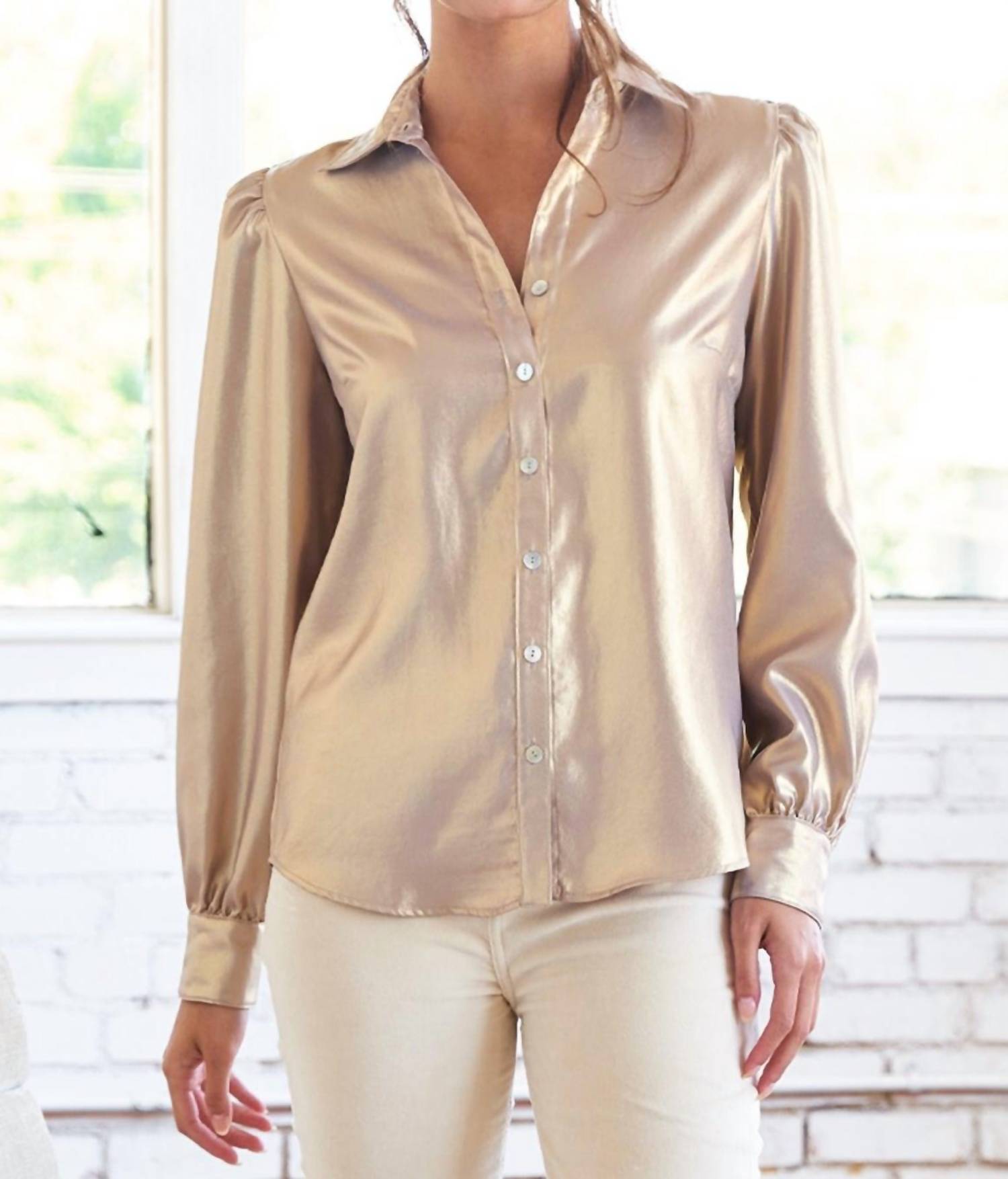 Рубашка Collette в золоте Finley, золотой
Рубашка Collette в золоте Finley, золотой