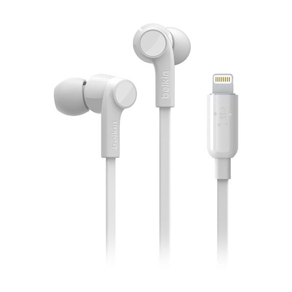 Наушники Belkin с разъёмом Lightning, белый
Наушники Belkin с разъёмом Lightning, белый