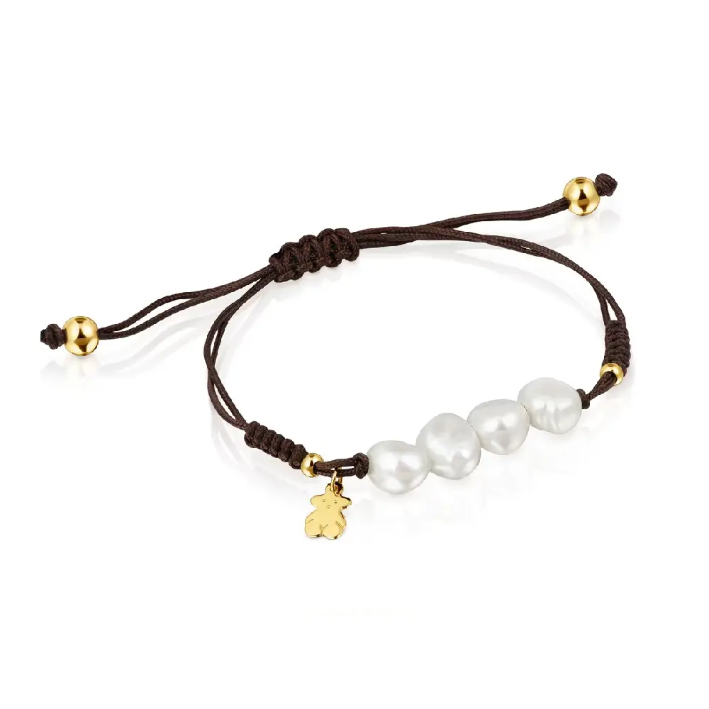 Браслет Tous Vermeil Silver Tous Nudos With Pearls, позолоченное серебро/жемчуг/коричневый
Браслет Tous Vermeil Silver Tous Nudos With Pearls, позолоченное серебро/жемчуг/коричневый