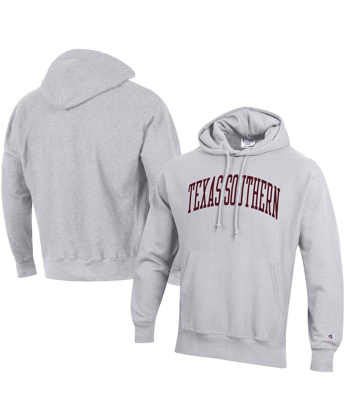 Мужская серая толстовка с капюшоном texas southern tigers tall arch pullover Champion, серый
Мужская серая толстовка с капюшоном texas southern tigers tall arch pullover Champion, серый