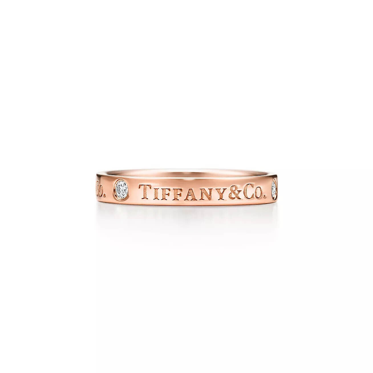 Кольцо Tiffany & Co Band, розовое золото/бриллианты
Кольцо Tiffany & Co Band, розовое золото/бриллианты