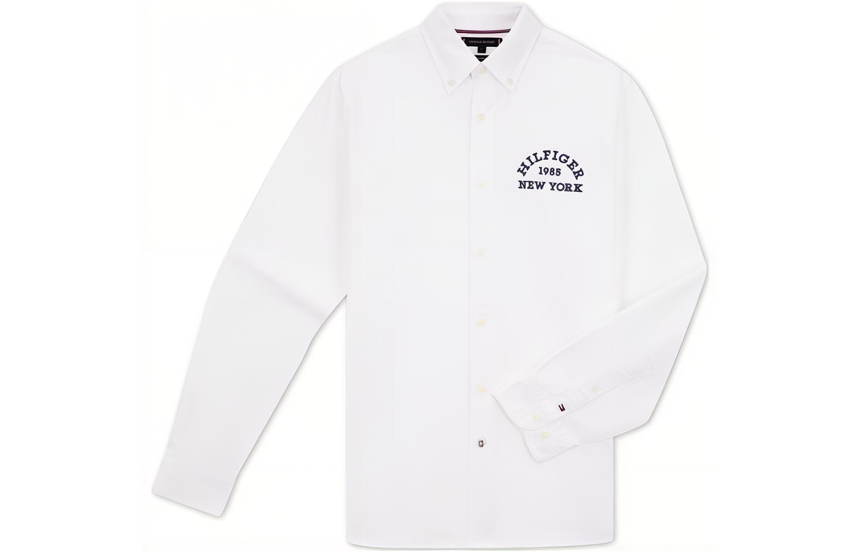 Tommy Hilfiger Мужская белая рубашка с длинным рукавом
Tommy Hilfiger Мужская белая рубашка с длинным рукавом