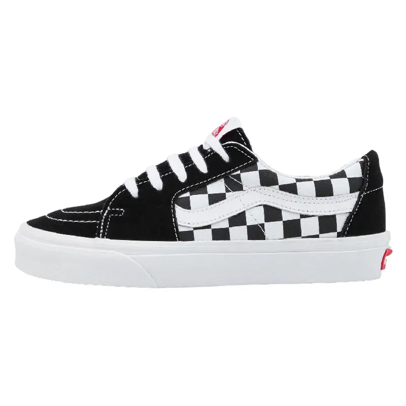 Кеды Vans Sk8-low unisex на плоской подошве, черный/белый 
Кеды Vans Sk8-low unisex на плоской подошве, черный/белый