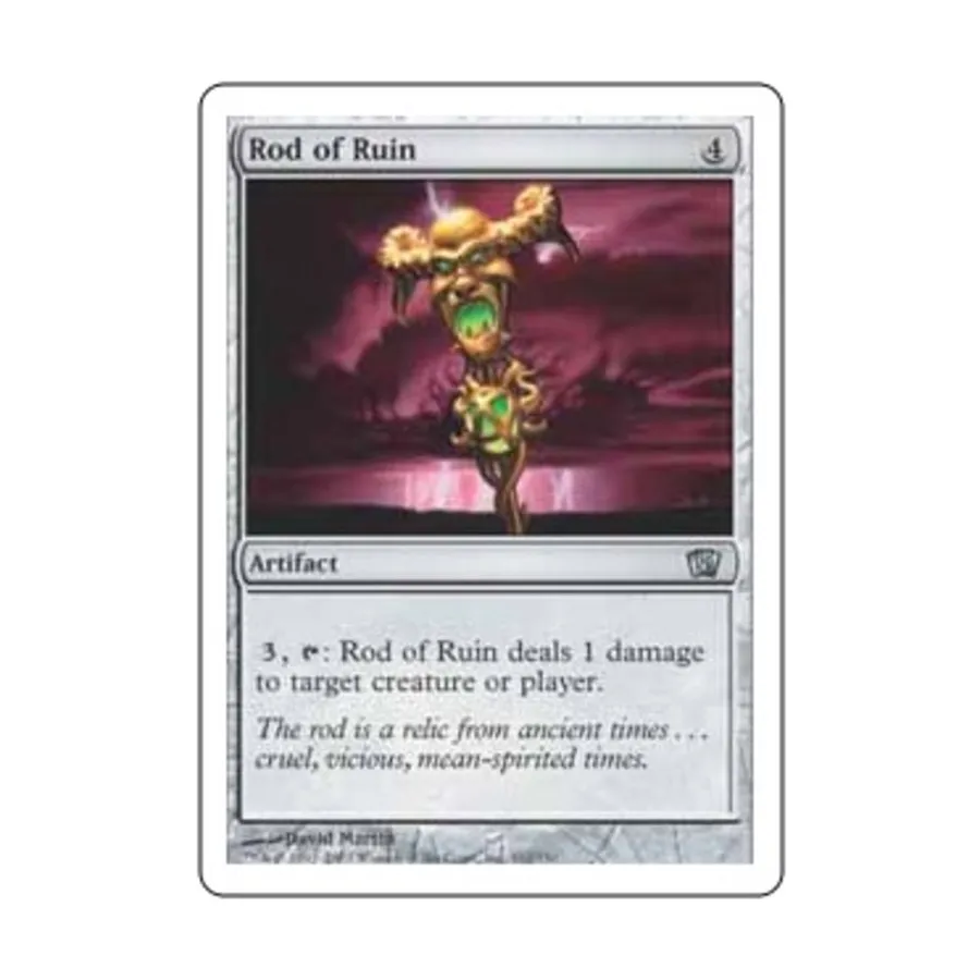 CCG Жезл разрушения (U), MTG - 8th Edition
CCG Жезл разрушения (U), MTG - 8th Edition