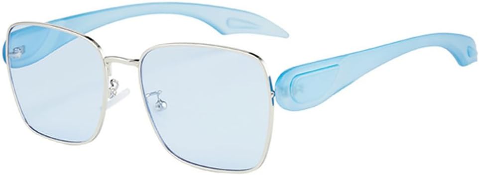 Женские солнцезащитные очки конфетных цветов, модные, с прозрачными линзами цвета океана, защита от УФ-излучения UV400; мужские солнцезащитные очки в стиле панк generic, Blue Blue
Женские солнцезащитные очки конфетных цветов, модные, с прозрачными линзами цвета океана, защита от УФ-излучения UV400; мужские солнцезащитные очки в стиле панк generic, Blue Blue