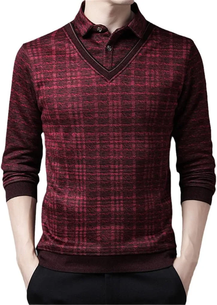 Мужской зимний свитер вязаный теплый в клетку с длинным рукавом KEHAIOO
Мужской зимний свитер вязаный теплый в клетку с длинным рукавом KEHAIOO