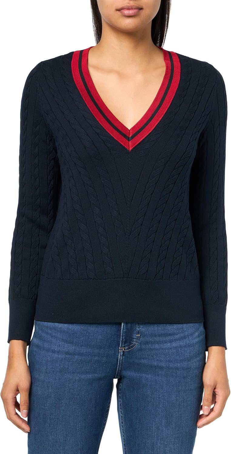 Женский вязаный свитер Tommy Hilfiger Cable-Knit, Deep Sky Captain Multi
Женский вязаный свитер Tommy Hilfiger Cable-Knit, Deep Sky Captain Multi