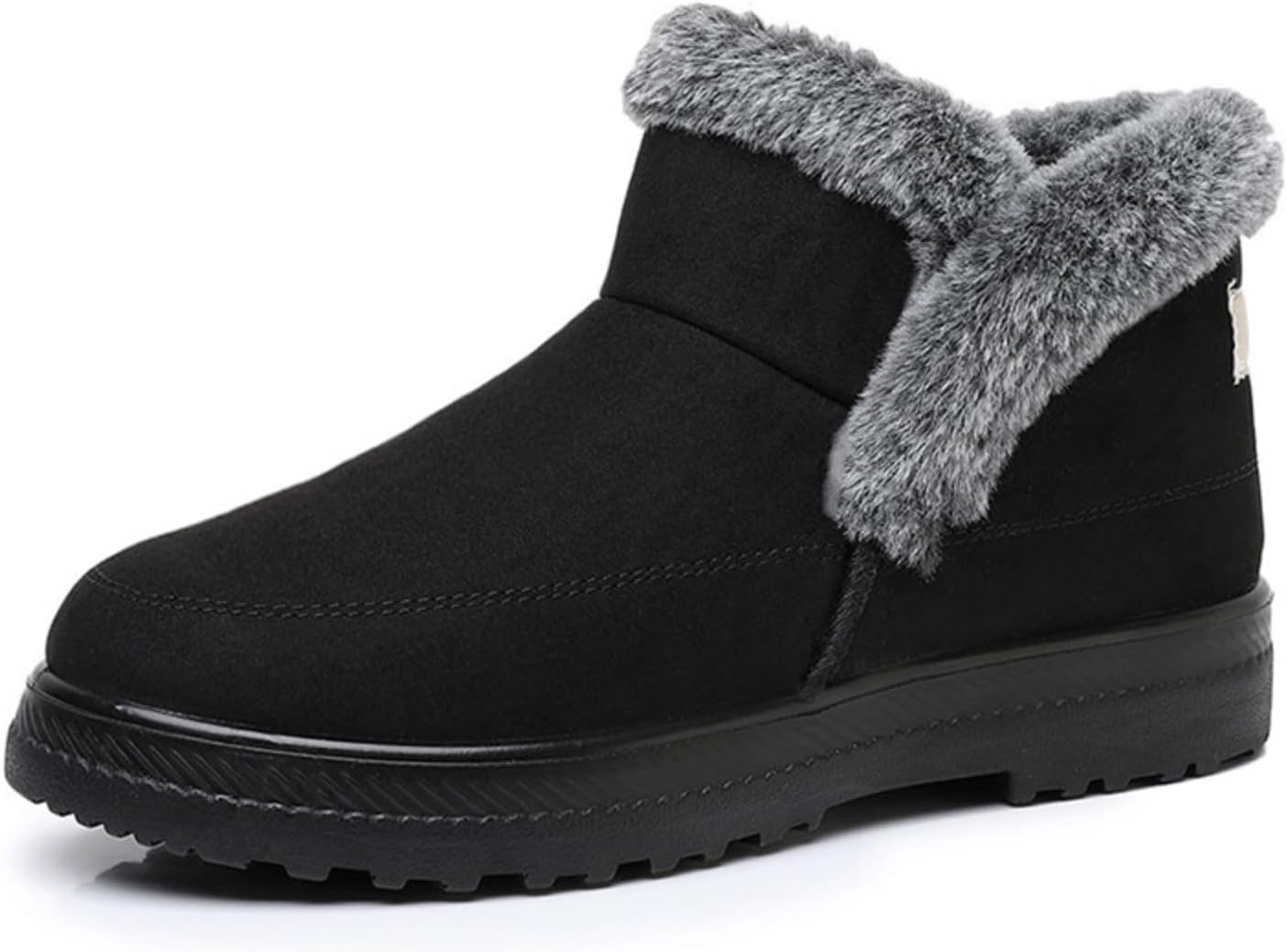 Унисекс зимние снежные ботинки, теплые с пушистым утеплителем - ботинки на хлопковой подкладке с толстой ПВХ подошвой, стильные и для мужчин и женщин Azttoztto, черный
Унисекс зимние снежные ботинки, теплые с пушистым утеплителем - ботинки на хлопковой подкладке с толстой ПВХ подошвой, стильные и для мужчин и женщин Azttoztto, черный