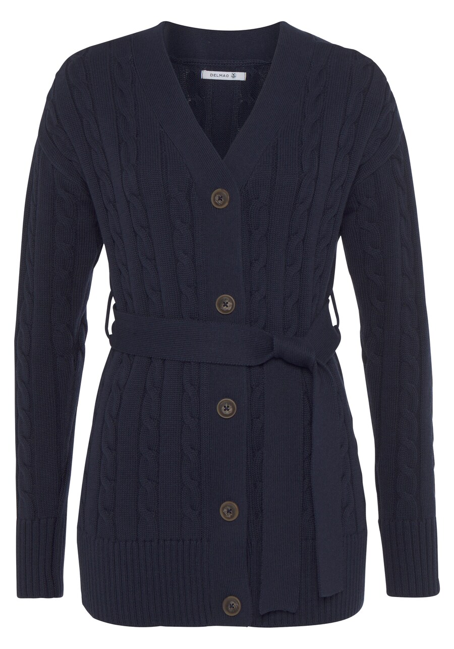 Вязаный кардиган DELMAO, темно-синий
Вязаный кардиган DELMAO, темно-синий