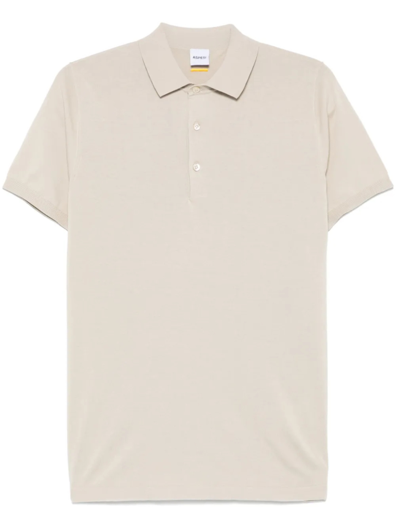 Рубашка поло ASPESI из хлопка, нейтральный 
Рубашка поло ASPESI из хлопка, нейтральный