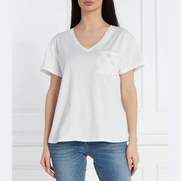 Футболка свободного кроя Liu Jo, белый
Футболка свободного кроя Liu Jo, белый