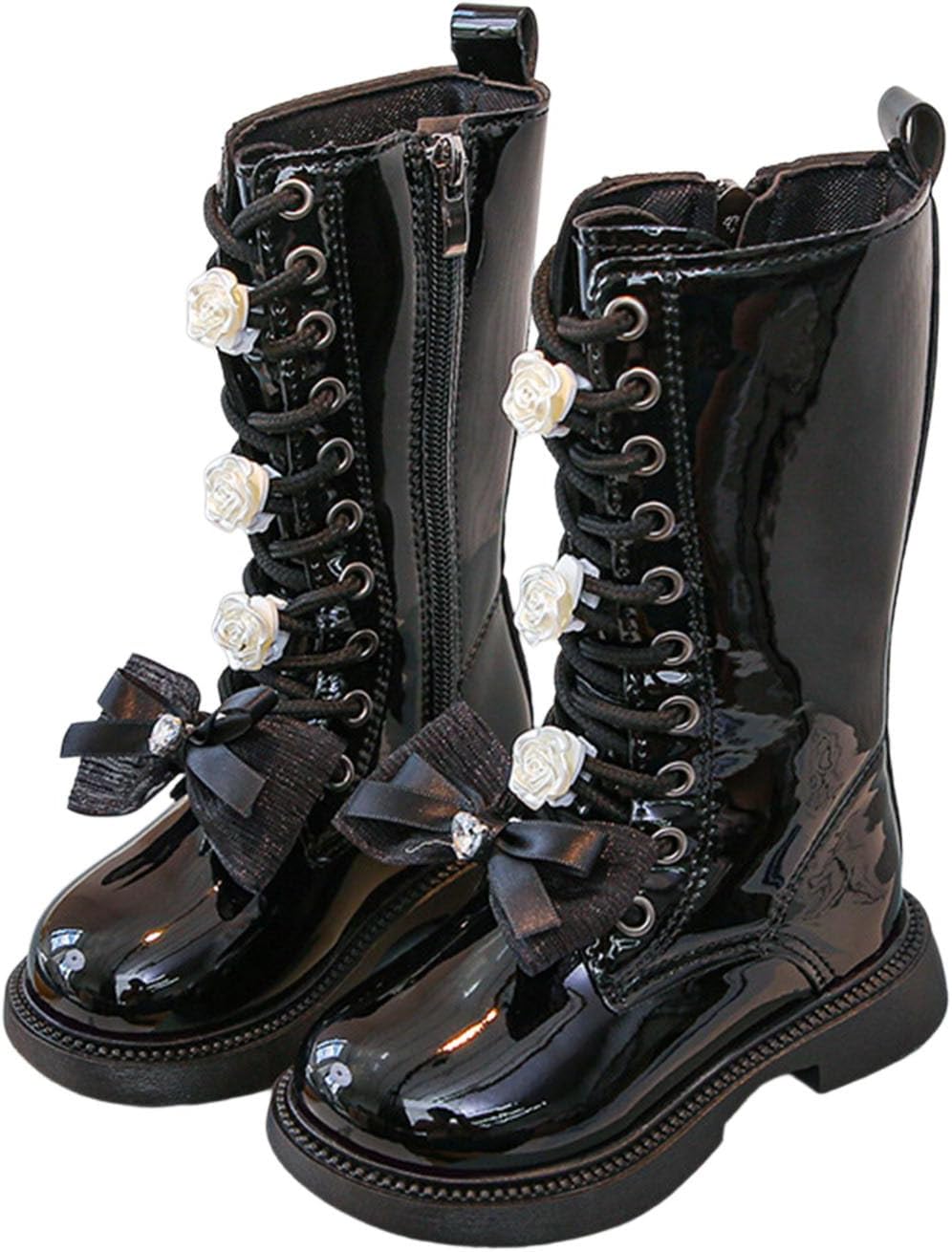 Девочкам Ботинки Боевые Ботинки из искусственной кожи PU Милые на шнуровке С боковой молнией Средние сапожки на платформе Маленькие дети/Старшие дети ZRBYWB, 04-Black
Девочкам Ботинки Боевые Ботинки из искусственной кожи PU Милые на шнуровке С боковой молнией Средние сапожки на платформе Маленькие дети/Старшие дети ZRBYWB, 04-Black