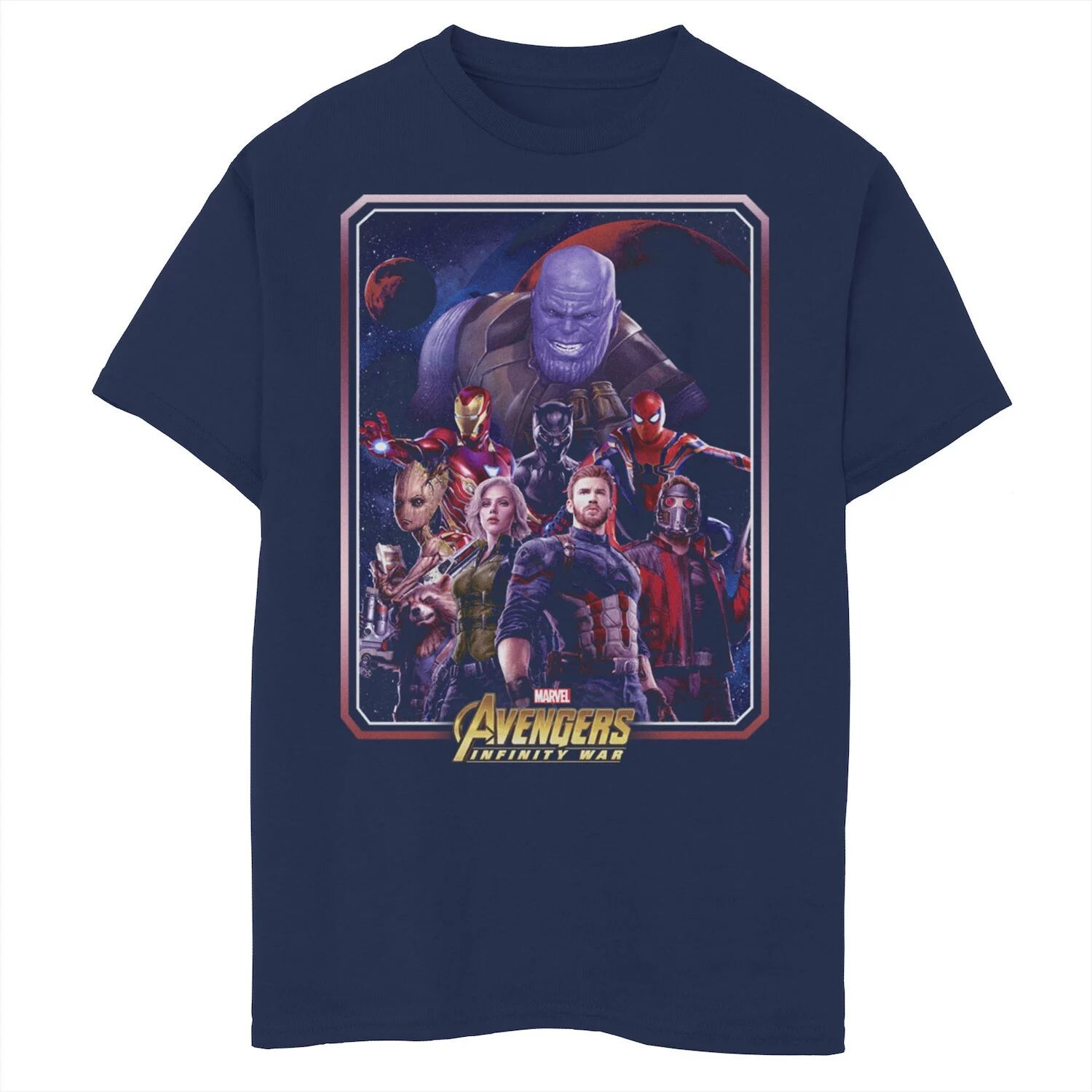 Футболка с плакатом группы Marvel Avengers Infinity War для мальчиков 8–20 лет Marvel
Футболка с плакатом группы Marvel Avengers Infinity War для мальчиков 8–20 лет Marvel