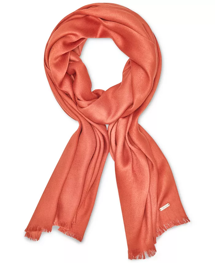 Женский однотонный шарф из пашмины на ощупь сатиновый Calvin Klein, красный
Женский однотонный шарф из пашмины на ощупь сатиновый Calvin Klein, красный