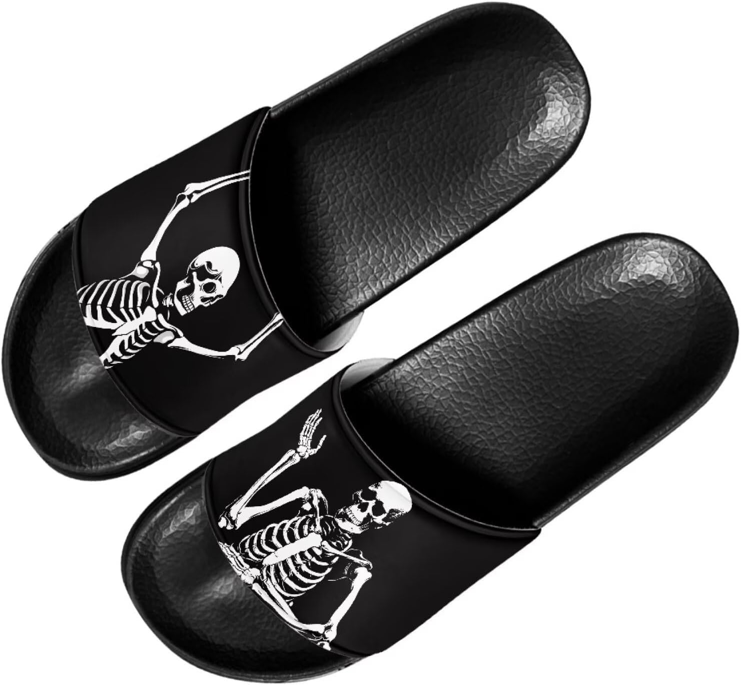 Мужские повседневные сандалии Quxjehoe, шлепанцы для душа, нескользящие, для улицы и дома, размер 5-14, Happy Skeleton
Мужские повседневные сандалии Quxjehoe, шлепанцы для душа, нескользящие, для улицы и дома, размер 5-14, Happy Skeleton