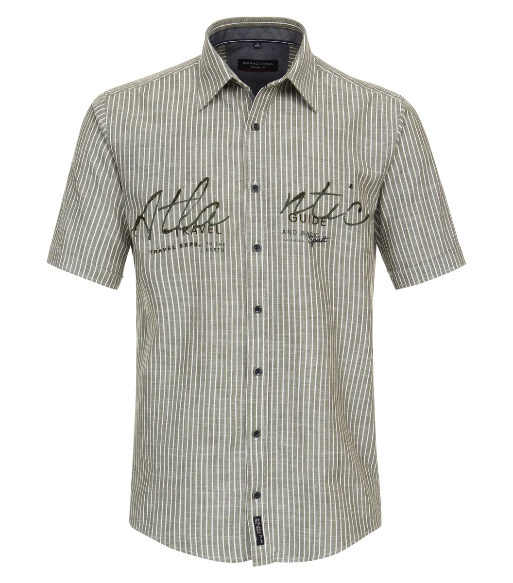 Рубашка CASAMODA с короткими рукавами "Повседневная рубашка CASAMODA с короткими рукавами в полоску ", зеленый
Рубашка CASAMODA с короткими рукавами "Повседневная рубашка CASAMODA с короткими рукавами в полоску ", зеленый