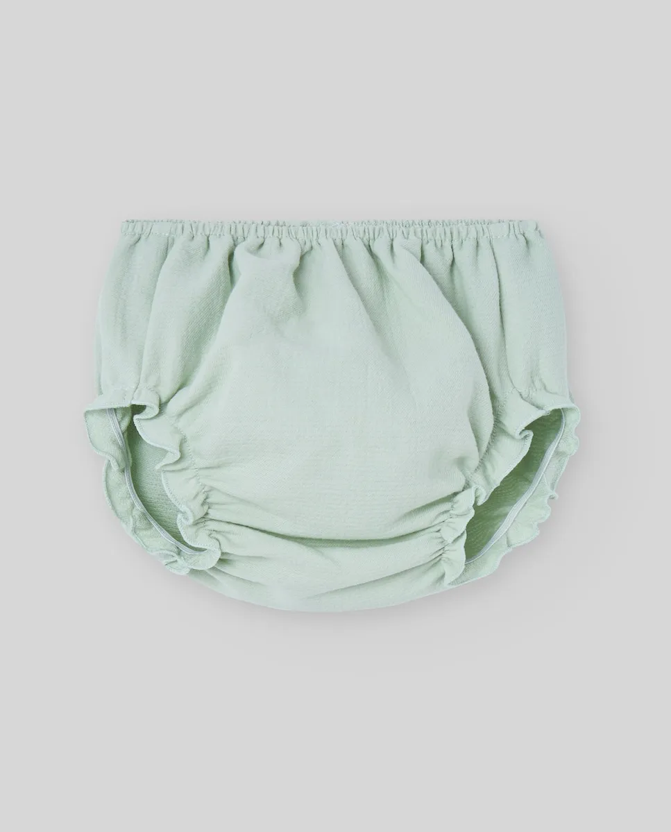 Детские трусики из коллекции Minino PAZ Rodríguez, светло-зеленый
Детские трусики из коллекции Minino PAZ Rodríguez, светло-зеленый