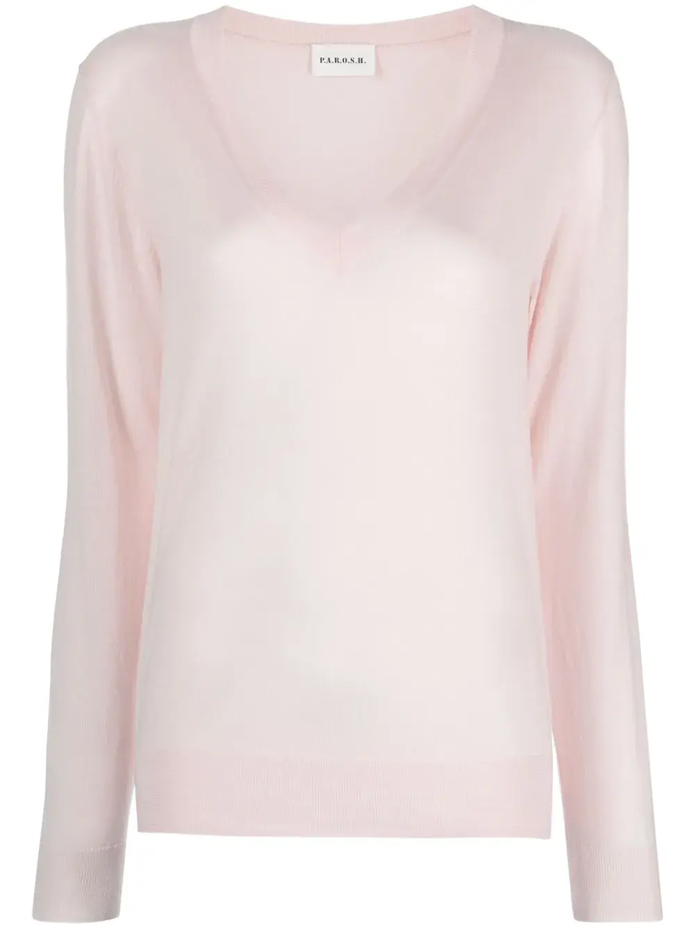 Топ тонкой вязки с V-образным вырезом P.A.R.O.S.H., розовый
Топ тонкой вязки с V-образным вырезом P.A.R.O.S.H., розовый