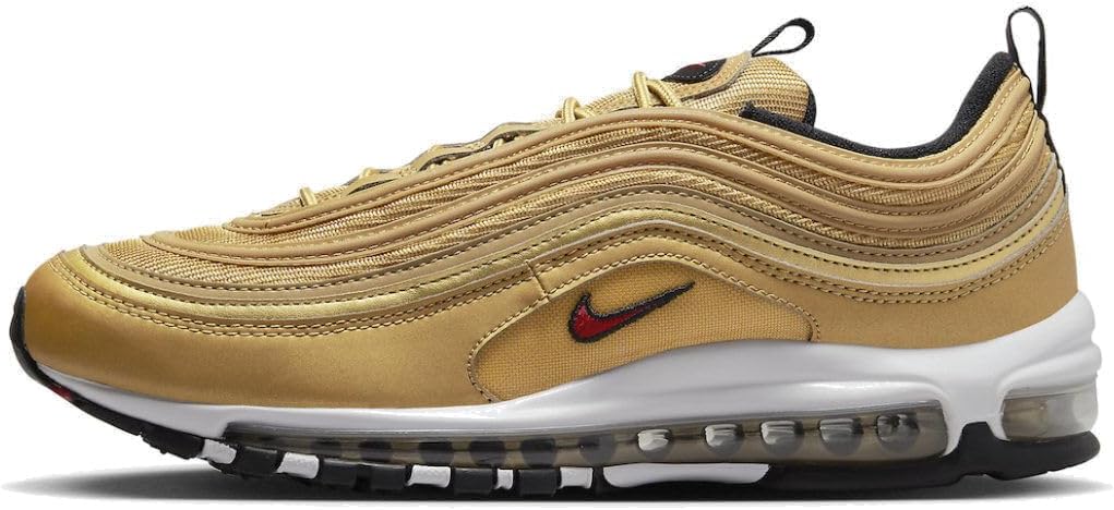 Детские кроссовки Nike Air Max 97, белый/черный/красный/золотой
Детские кроссовки Nike Air Max 97, белый/черный/красный/золотой