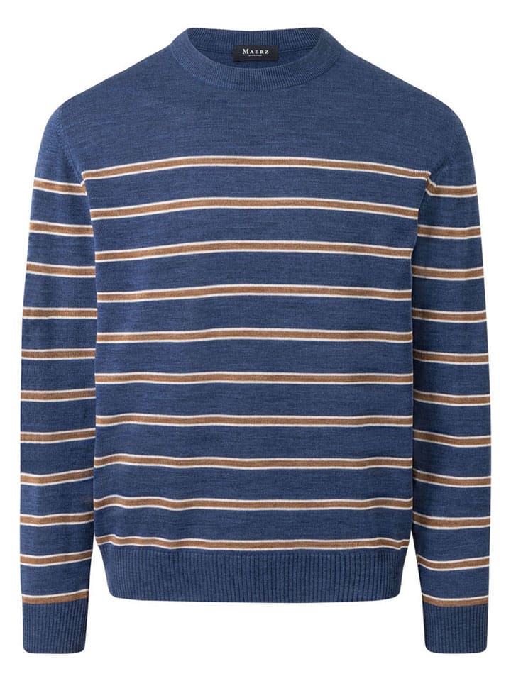 Maerz Muenchen Шерстяной свитер темно-синего цвета
Maerz Muenchen Шерстяной свитер темно-синего цвета