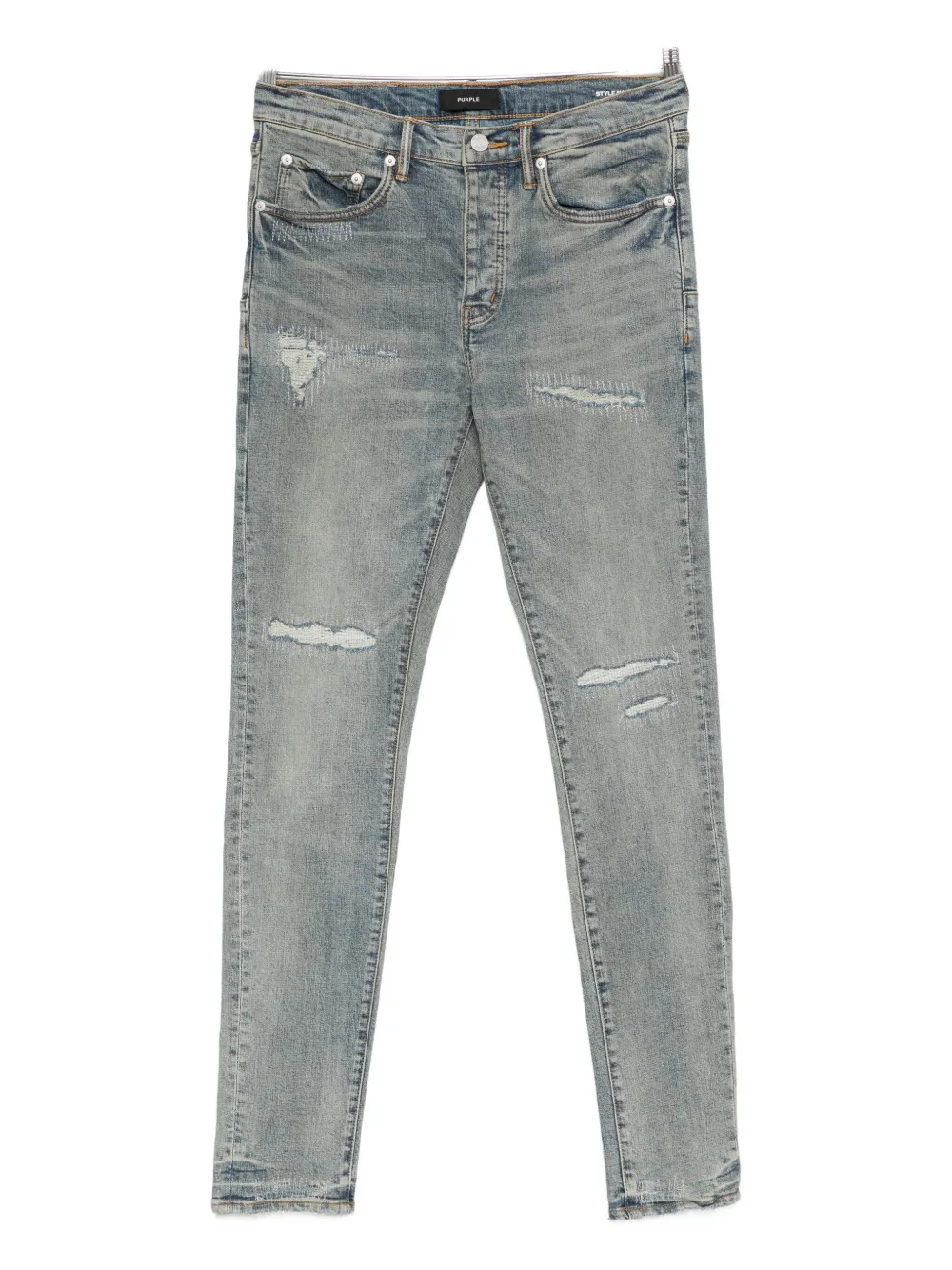 Джинсы P001 с потертостями Purple Brand, синий
Джинсы P001 с потертостями Purple Brand, синий