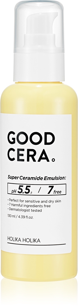 Good Cera успокаивающая и увлажняющая эмульсия с керамидами Holika Holika, 130 мл
Good Cera успокаивающая и увлажняющая эмульсия с керамидами Holika Holika, 130 мл