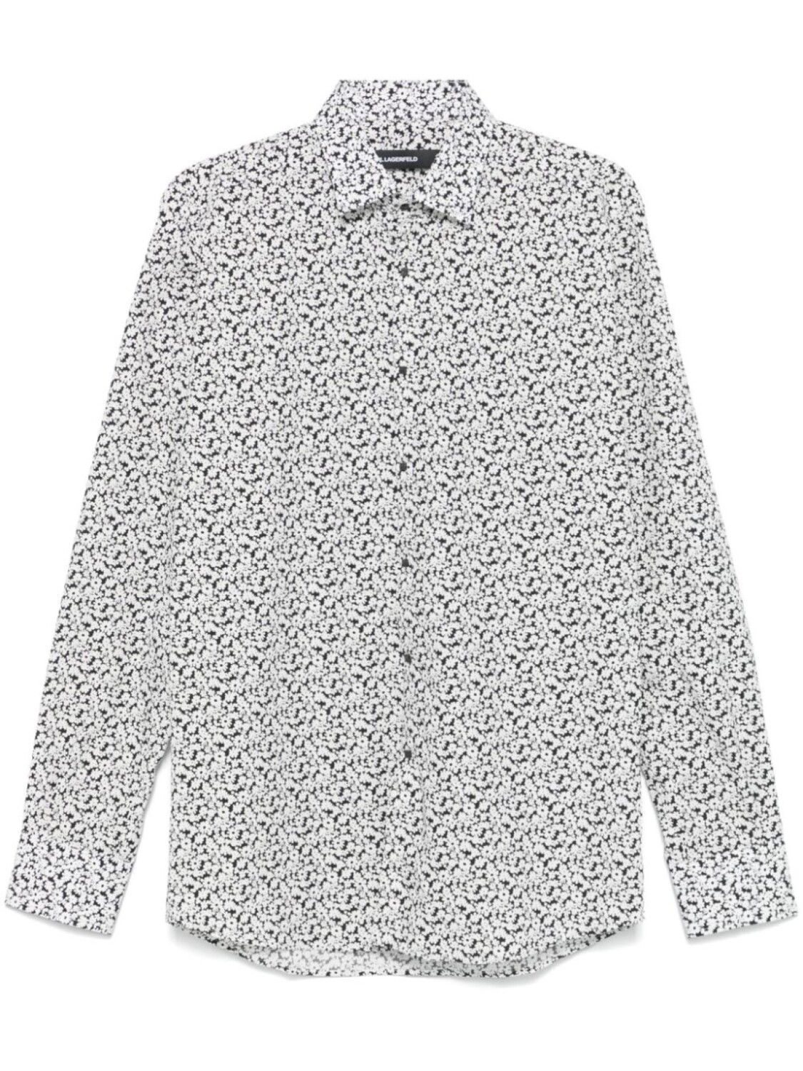 Рубашка с цветочным принтом Karl Lagerfeld, черный
Рубашка с цветочным принтом Karl Lagerfeld, черный