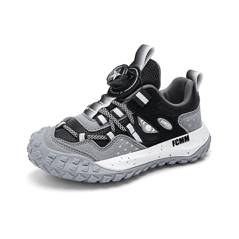 Нескользящие и дышащие низкие повседневные кроссовки для детей FCMM, черный/серый
Нескользящие и дышащие низкие повседневные кроссовки для детей FCMM, черный/серый