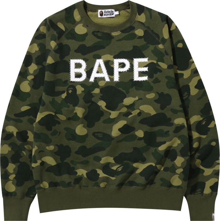 Толстовка BAPE Color Camo Crystal Stone Relaxed Fit Crewneck 'Green', зеленый
Толстовка BAPE Color Camo Crystal Stone Relaxed Fit Crewneck 'Green', зеленый