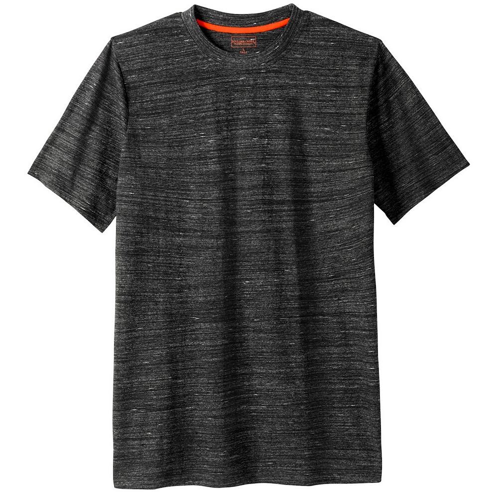 Мужская трикотажная футболка с круглым вырезом Boulder Creek By Kingsize для больших и высоких тяжеловесов, цвет Black Marl
Мужская трикотажная футболка с круглым вырезом Boulder Creek By Kingsize для больших и высоких тяжеловесов, цвет Black Marl