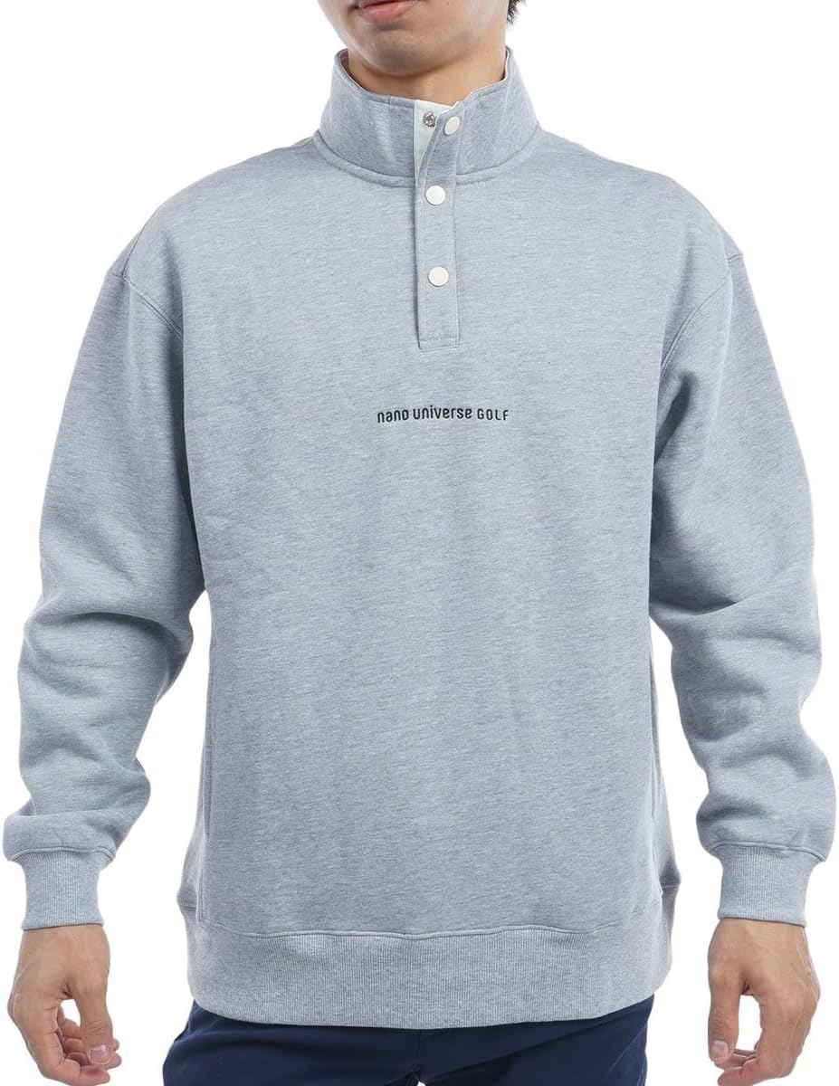 Мужская толстовка с длинными рукавами и воротником-стойкой Nano Universe Golf 030-4262105, на флисовой подкладке, плотная ткань, для гольфа, серый
Мужская толстовка с длинными рукавами и воротником-стойкой Nano Universe Golf 030-4262105, на флисовой подкладке, плотная ткань, для гольфа, серый