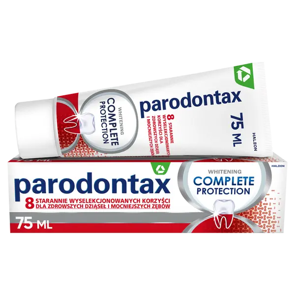 Медицинское изделие: отбеливающая зубная паста, 75 мл Parodontax Complete protection whitening
Медицинское изделие: отбеливающая зубная паста, 75 мл Parodontax Complete protection whitening